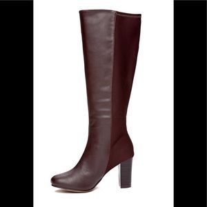 Italian Shoe Maker Raquel Brown Leather Boots
